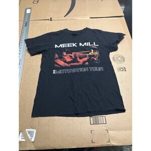 Meek Mill "Motivation Tour‎ 2019" Concert Tee, Double-Sided Shirt, Medium, Rap